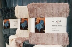 Coperta Plaid Acca 24 BERNA matrimoniale