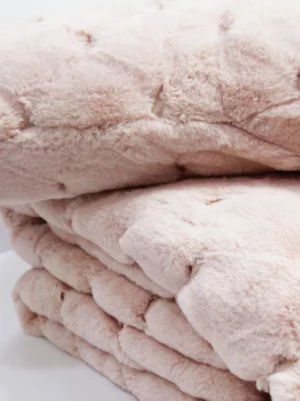 Coperta Plaid Courmayeur ACCA24 con cuscino  singolo rosa