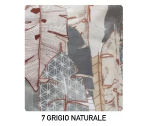 Trapuntino FAZZINI quilt Cactus matrimoniale grigio
